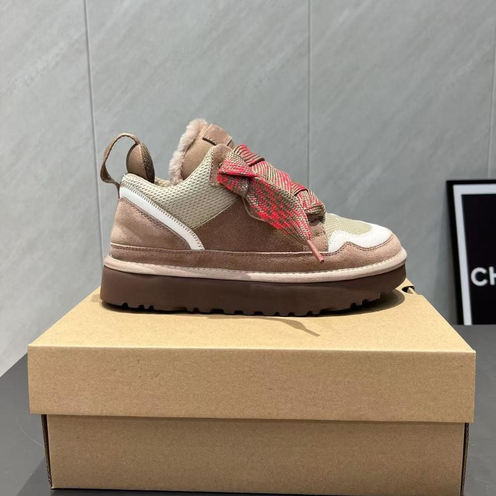 Women Platform Shearling Snow Boots Autumn Winter Warm Plush Lined Casual Board Shoes Thick Sole Winter Fashion Daily Footwear