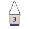 Mlb Basic Big Logo Canvas Bucket Bag Bos (Cream)