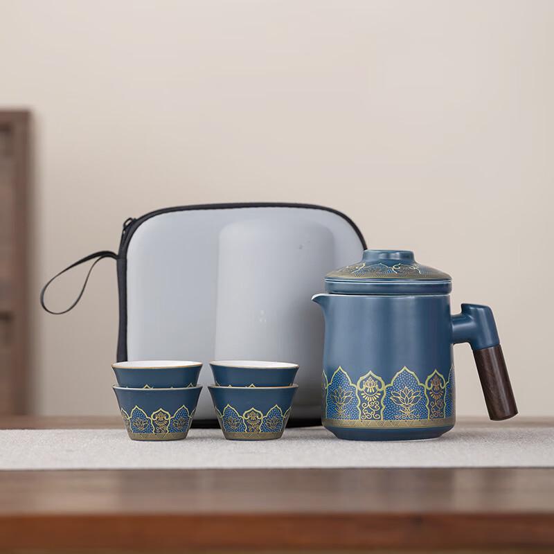 Hongyuezhai Portable Kung Fu Travel Tea Set