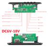 Handsfree 50W Amplifier MP3 Decoder Board Color Screen DC 12V Bluetooth V5.0 Car MP3 Player USB Recording Module FM AUX Radio