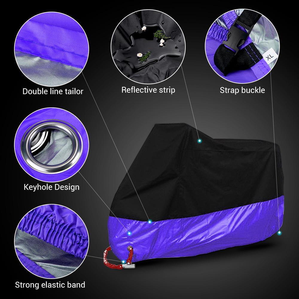 

All-Season Multi-Color Universal Car & Motorcycle Cover: Rainproof, Dustproof, and Thickened for Optimal Protection Medium