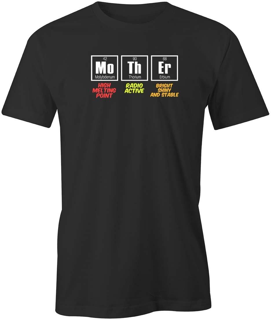 MOTHER PERIODIC CHART Tshirt Tee Short-Sleeved Cotton FUNNY MOTHER S DAY S1BCA28 XXXL