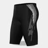Herren Schwimmshorts Wassersport Oberteil Rundhals Kurzarm Schlanke Passform Elastisch Atmungsaktiv Schnelltrocknend Gestreifte Kniehohe Hose Surfen Waten