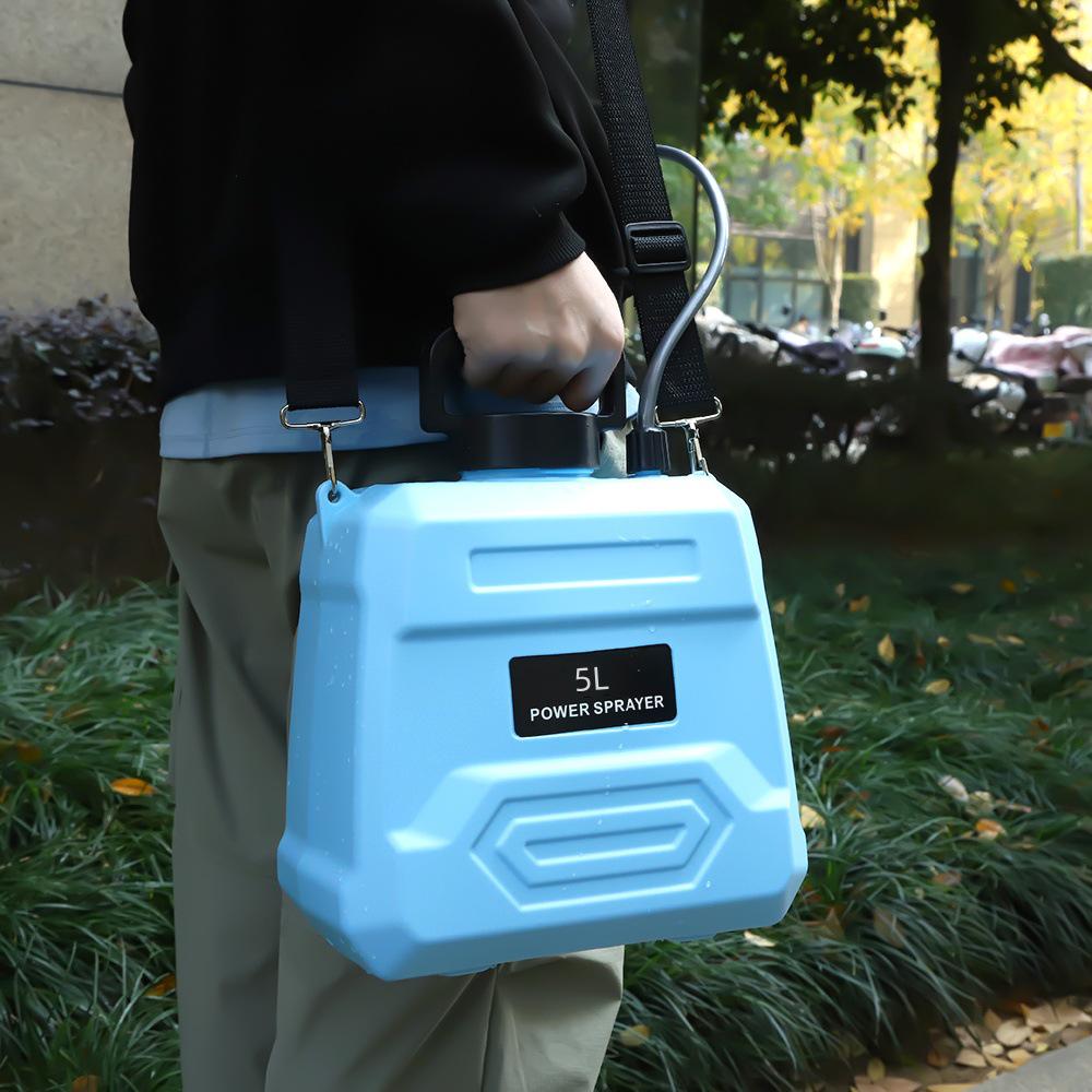 Deluxe Elektrischer 5L Hochdrucksprüher mit langer Akkulaufzeit & geradem Griff für den Haushaltsgebrauch