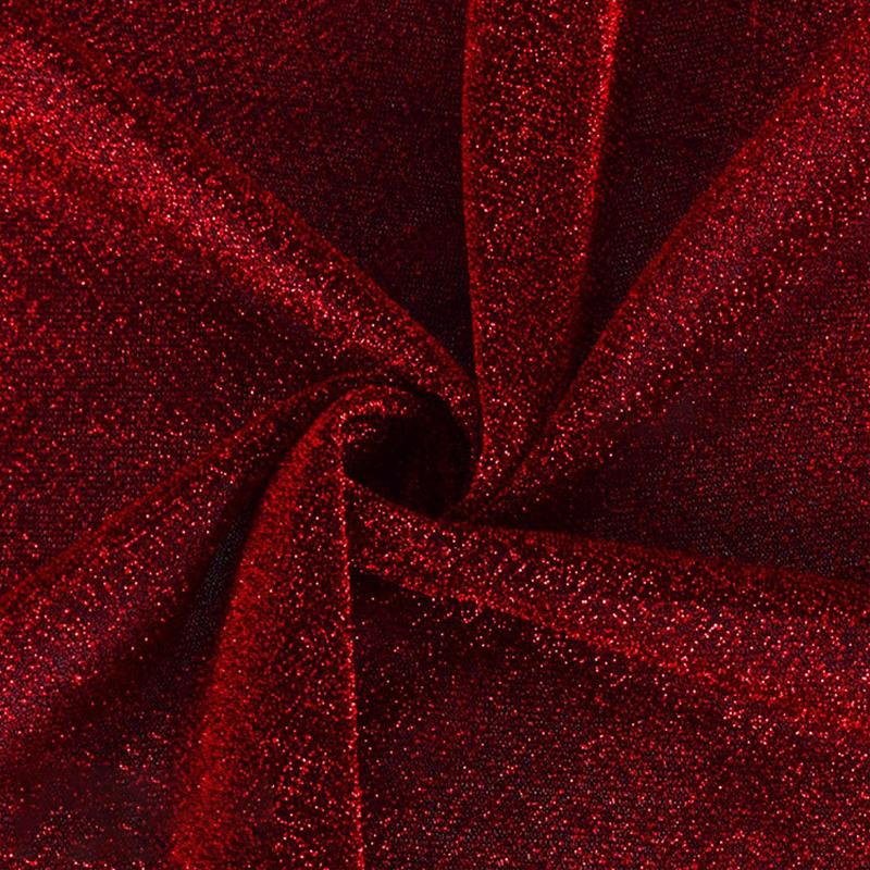 NEW Glitter Yarn Fabric Soft High Stretch Particles Starry Bright Cloth For Colorful Stage Costume Wedding Decor Textiles Fabric