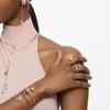 Swarovski Una Angelic Round Cut Design Rose Gold Ring Women Rings 5636274