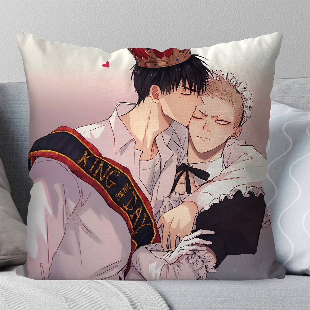 19 Days Anime Pillow Case Square Pillow Bedroom Sofa Leisure Comfort Cushion Car Living Room Home Decoration