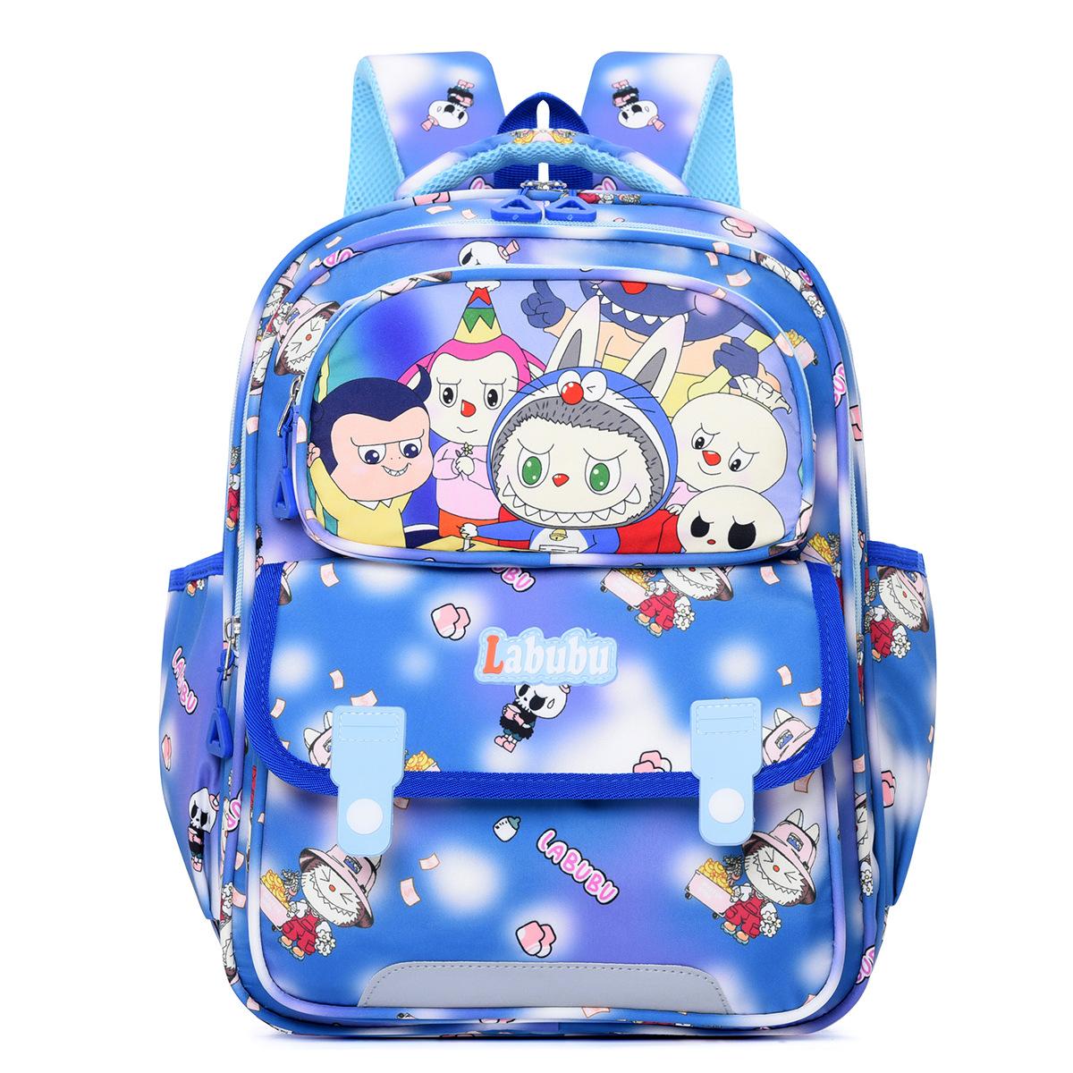 

Школьный рюкзак мультяшный повседневный милый детский рюкзак для учеников начальной школы, первоклассников королевский синий