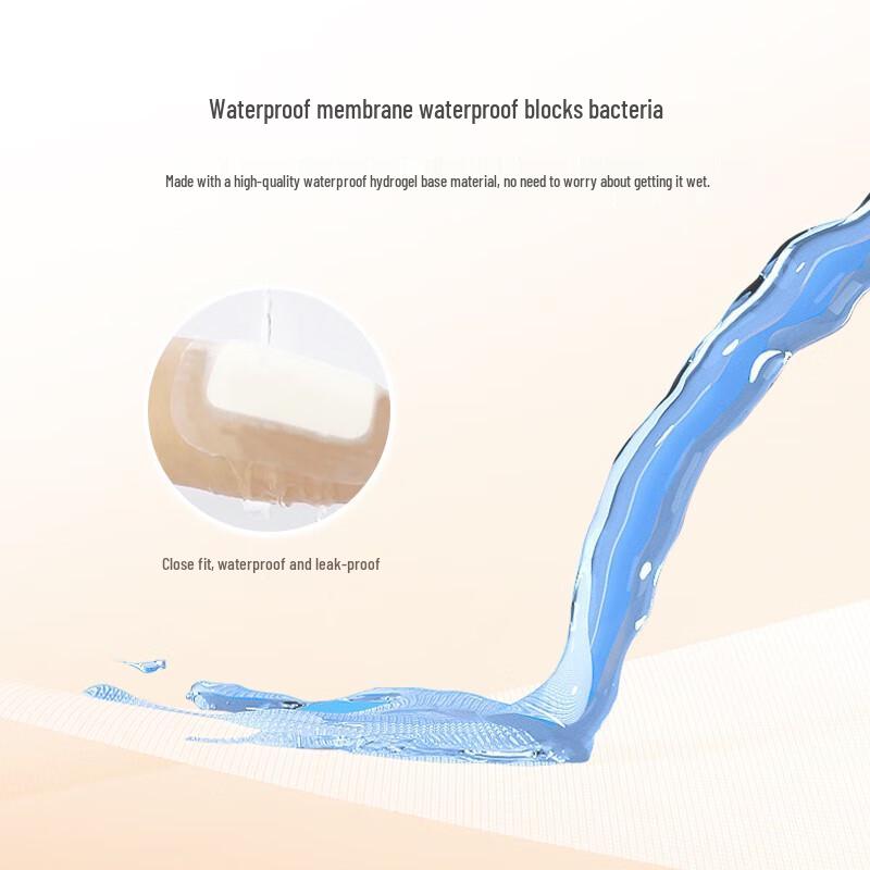 Hydrogel-Pad zur Prävention von Druckgeschwüren bei älteren Menschen – Saugfähiges medizinisches Schaumstoff-Verbandmaterial.