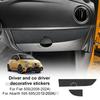 Interior Sticker for Fiat 500 2008-2024 Abarth 595 695 2012-2024 Suede Trim Panel