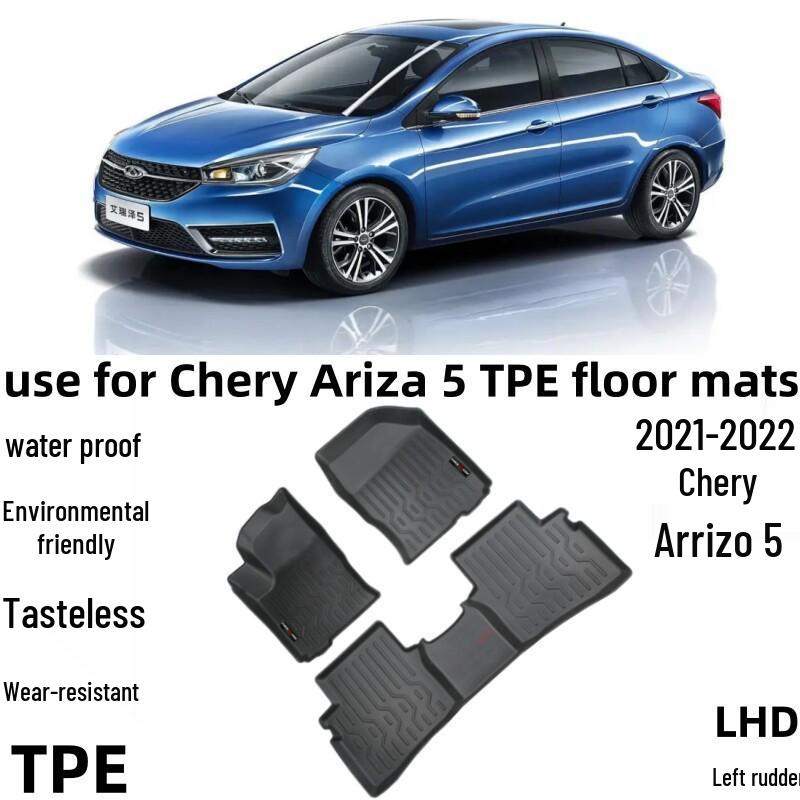 3D TPE All-Weather Waterproof Floor Mats for 2021-2022 Chery Arrizo 5