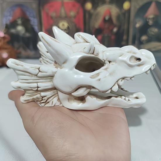 Frog Skeleton Ornament, Outdoor Patio Desktop Decor, Resin Carved Realistic Bone Texture Halloween Figure
