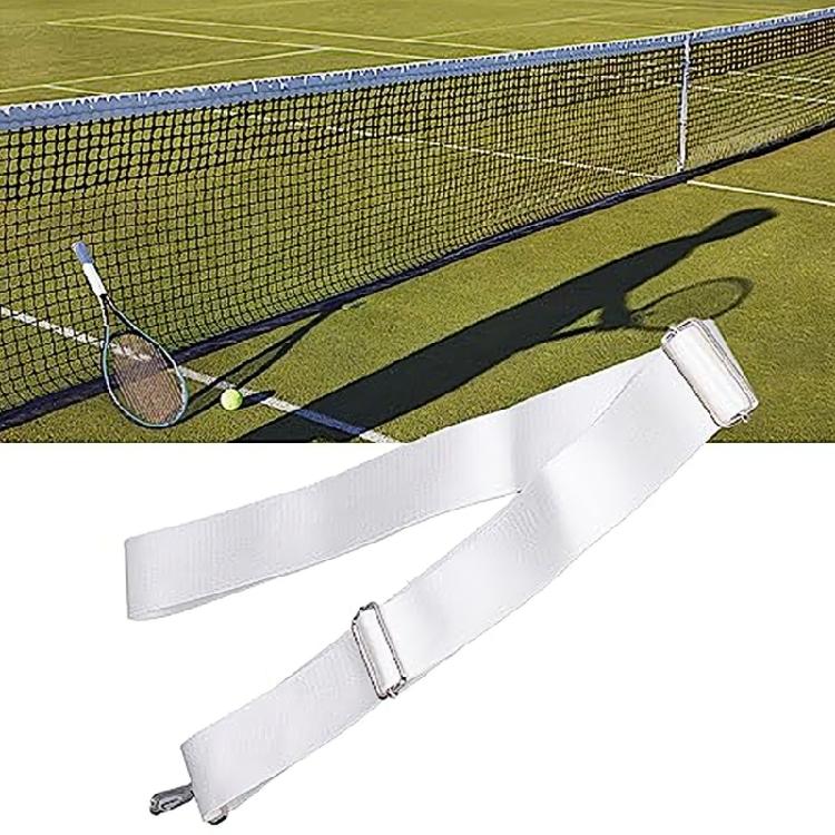 Practical Tennis Net Center Strap Adjustable Length Nylon Webbing Design Great for Outdoor Training Practice Occasion