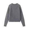 Jnleaog Autumn New Women's Clothing Fashion Style French Style Fashion All-Match Casual Knitting Pullover Tops