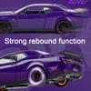1:32 Challenger SRT Hellcat Toys Cars Models Alloy Diecast with Light Music Miniature Vehicle Wheel Pull Back Car Birthday Gifts