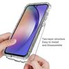 360 Degree Full Coverage Case for Samsung Galaxy A55 A35 A25 A15 A05 A05s A06 A16 A26 A36 A56 5G Funda Capa Transparent Shell Shockproof Phone Cover