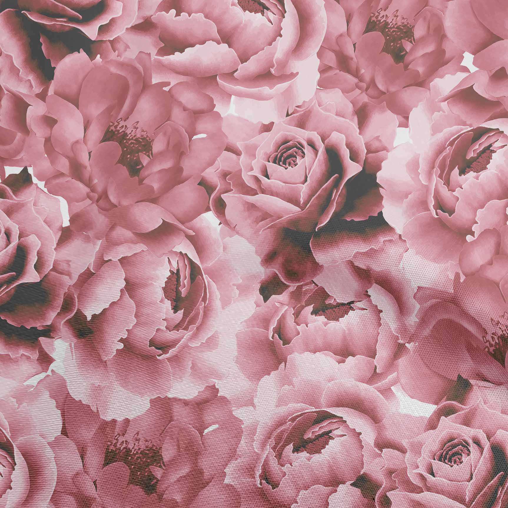 

oneOone Жоржет Віскоза Дасті Темно-зелена Тканина Сукня з квітковим малюнком Тканина з принтом Тканина у дворі 42 дюйма 42 Inch Wide - Viscose Chiffon рожевий