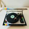 MOC Classic Festival Retro Record Player Building Blocks Model Music Player Assemble Bricks Birthday Toy Gift For Kid Adult