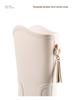 Women's Japanese Style Non-Slip Waterproof High-Top Rubber Rain Boots: Fashionable, Wear-Resistant, Soft-Soled, Ideal for Outdoor and Kitchen Use.
