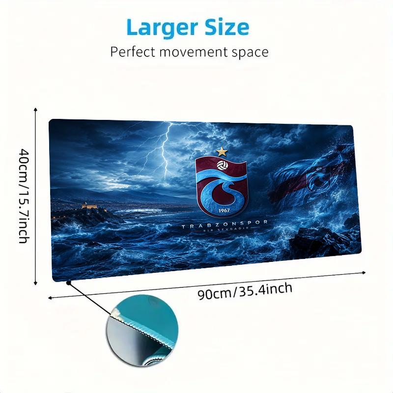 Podložka pod myš Trabzonspor Velká podložka na herní stůl Protiskluzová podložka pro notebook Tablet XXL Podložka pro Mini PC s uzamčeným okrajem