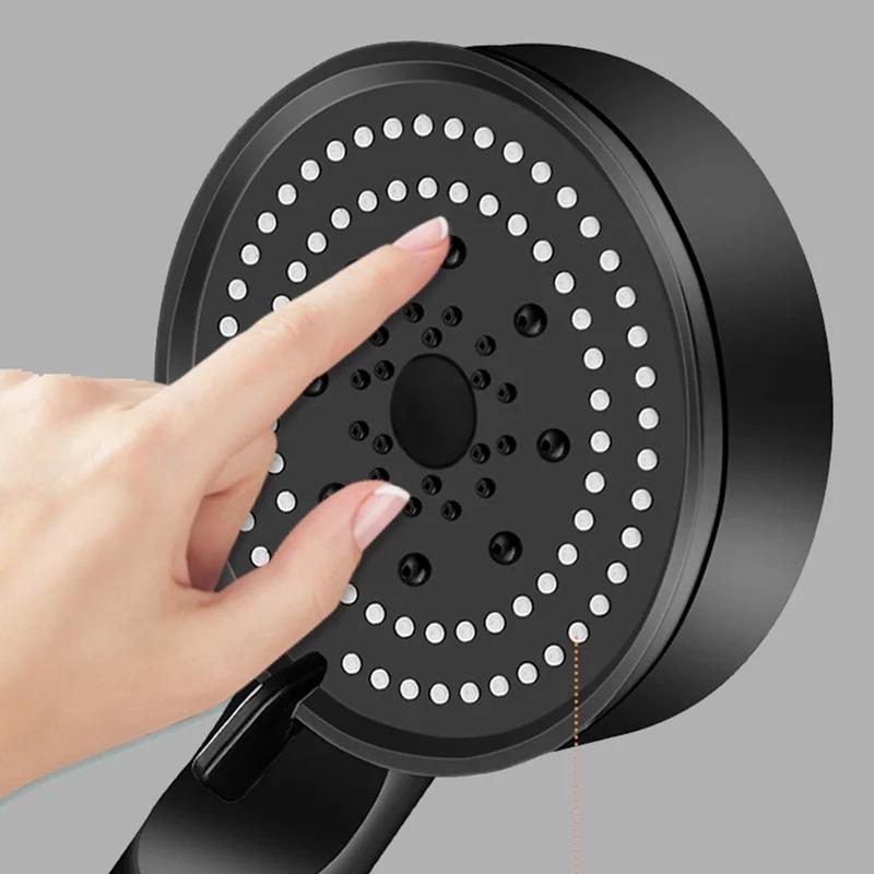 5 Modes Water Saving Shower Head Adjustable High Pressure Sprayer Shower Water Massage Shower Head For Bathroom