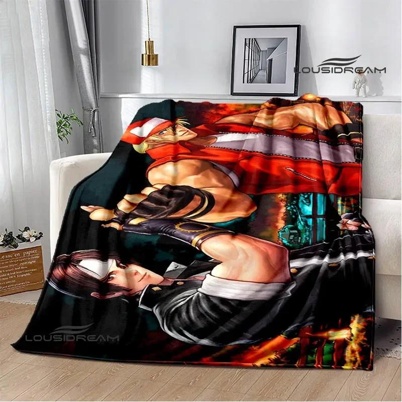 3D Game KING OF FIGHT Cartoon Printed Blanket Warm Flannel Blankets Soft and Comfortable Blanket Bed Linings Birthday Gift