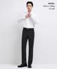 MUSINSA STANDARD Semi-Wide Hidden Banding Slacks [Dark Gray]