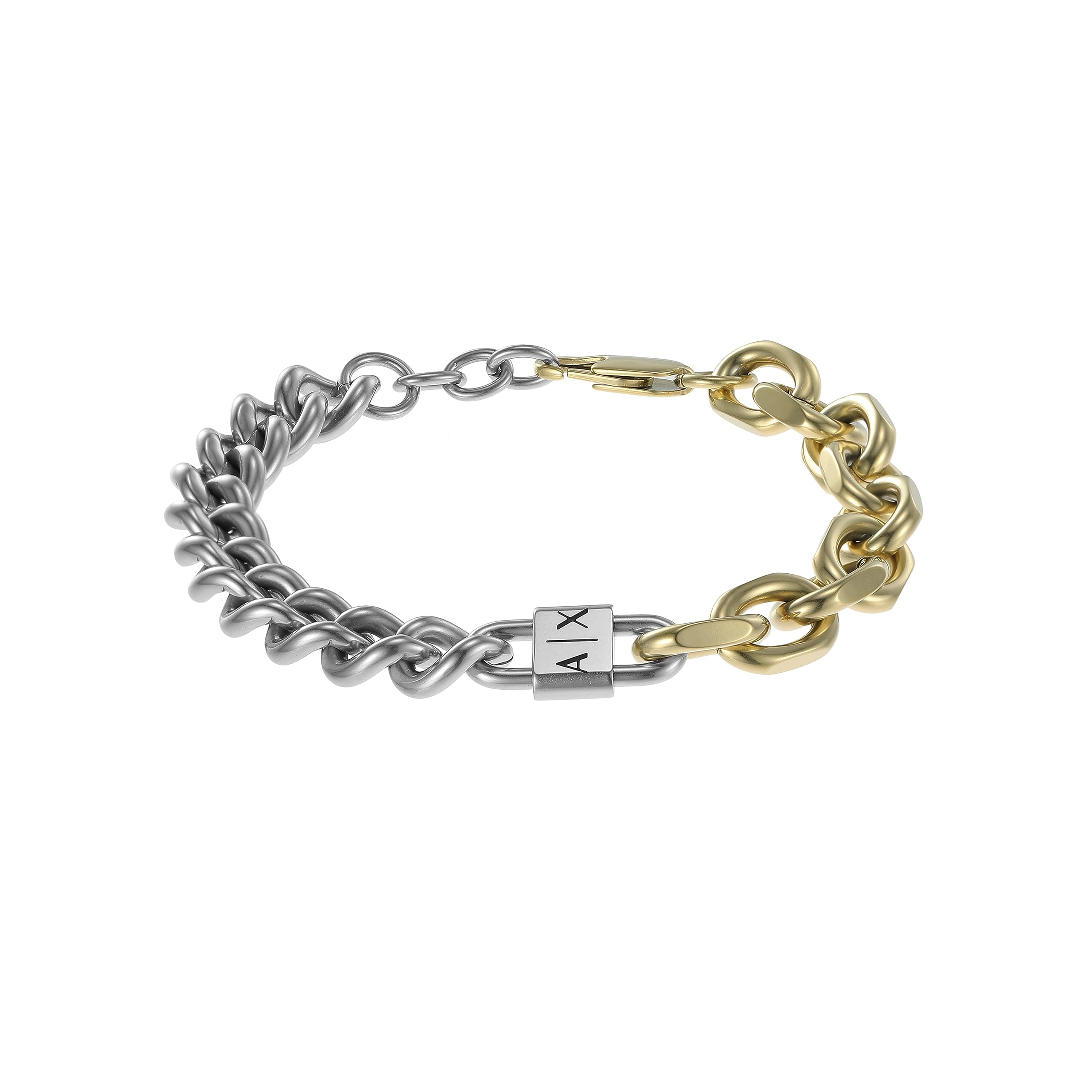 

Цепочка из нержавеющей стали AXG0115710 [ARMANI EXCHANGE] Мужской двухцветный браслет, золотой