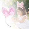 Plush Easter Headpiece Non-slip Rabbit Ear Hair Hoop Bunny Ear Headband  Cosplay Event