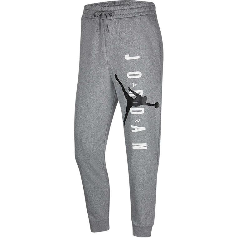 Air Jordan Jumpman Slim Fit Bundle Feet Athleisure Casual Sports Pants Gray Men s CZ1667-091 M