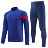 Long Sleeve Half-Zip Training Jacket Kids Adults Soccer Team Uniform Winter Practice Set