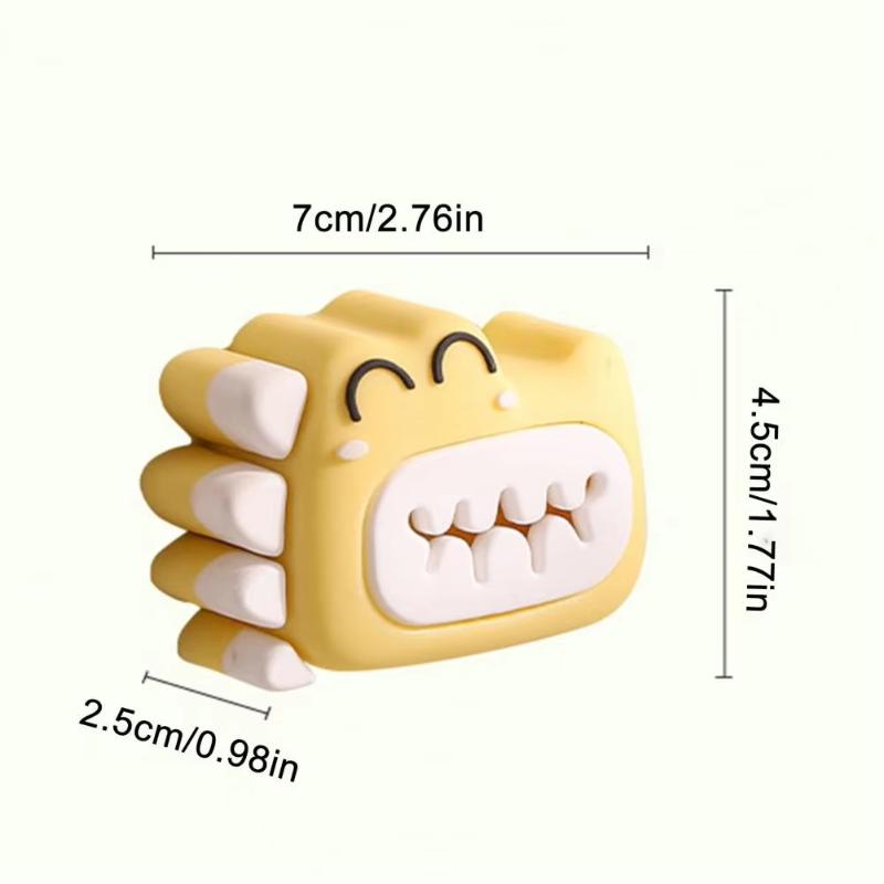 Dinosaur Bathroom Holder Storage Holder Dinosaur Towel Holder Waterproof Storage Clip Strong Adhesive Bathroom Organizer Durable