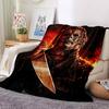 1PC Horror Character, Samhain1992 Blanket Lightweight Flannel Throw Blanket for Sofa, Bed, Travel, Camping, Livingroom, Office, Couch