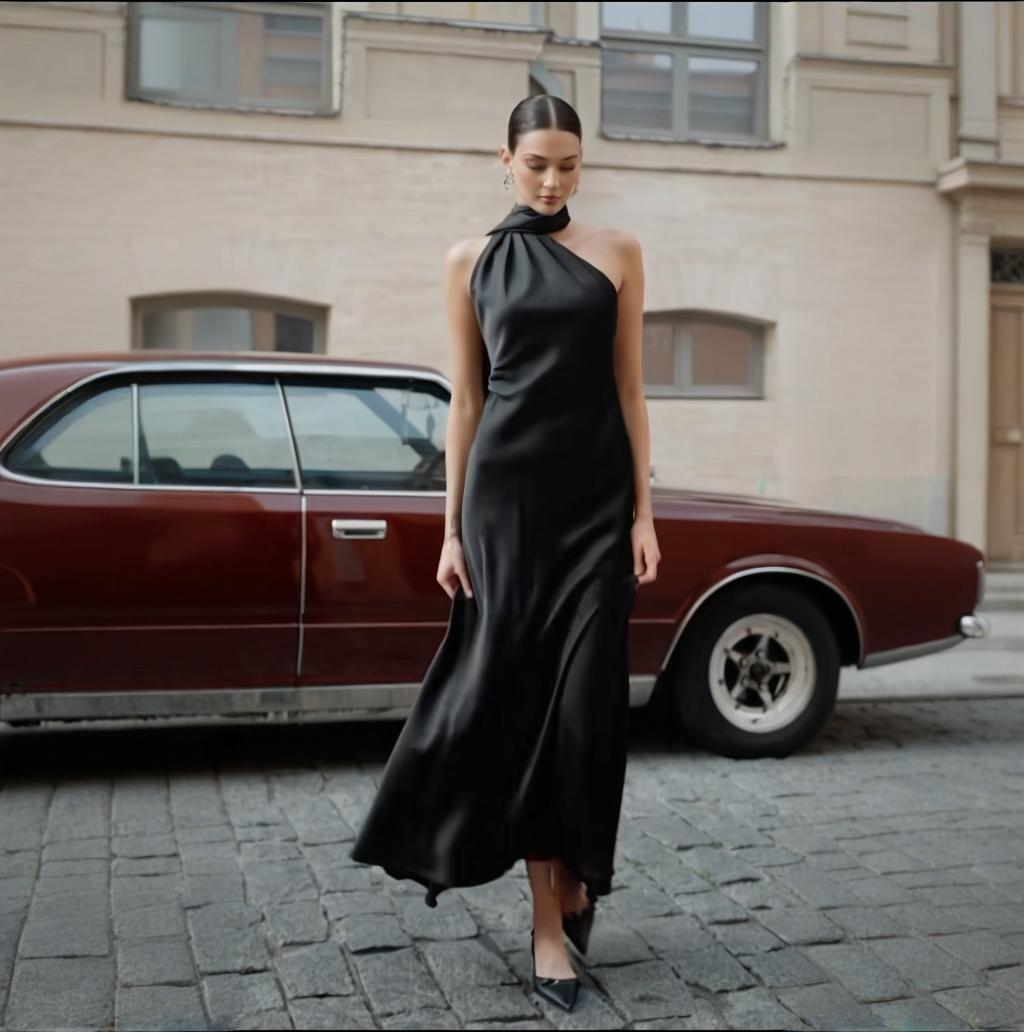 

Летнее платье без рукавов с американской проймой, облегающее фигуру - Элегантная и сексуальная женская одежда XXL чёрный