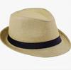 Custom  Summer Fashion Black Band Wide Brim Beach Wheat Straw Hat for Women Plain Bow Classic Flower