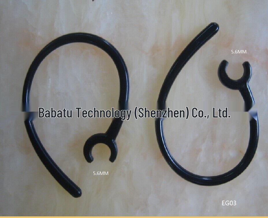 C Port 6MM Bluetooth sluchátko s ušním háčkem - Ušní háčky s více průměry