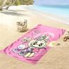 LABUBU Beach Towel, Durable and Easy to Clean, Soft and Vibrant Beach Towel Perfect for Travel