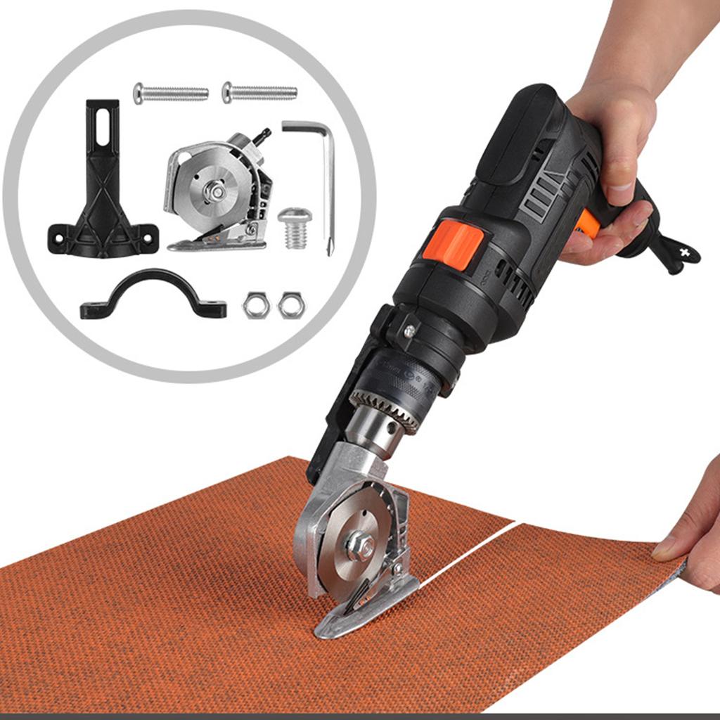 Foarfece rezistente din oțel inoxidabil Burghiu electric la foarfecă pentru pânză Perfect pentru pasionații de bricolaj și meșteșugari Ușor de utilizat