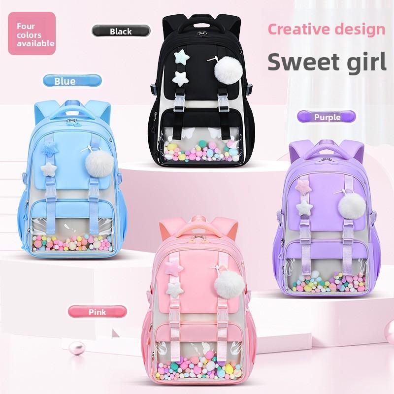 Childrens Oxford Cloth School Backpack With Breathable Adjustable Straps For Kindergarten And Elementary Kids