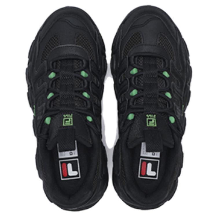 FILA Croissant Comfortable Versatile Breathable Low-Top Dad Shoes Men sneaker Black F12M342103FIB