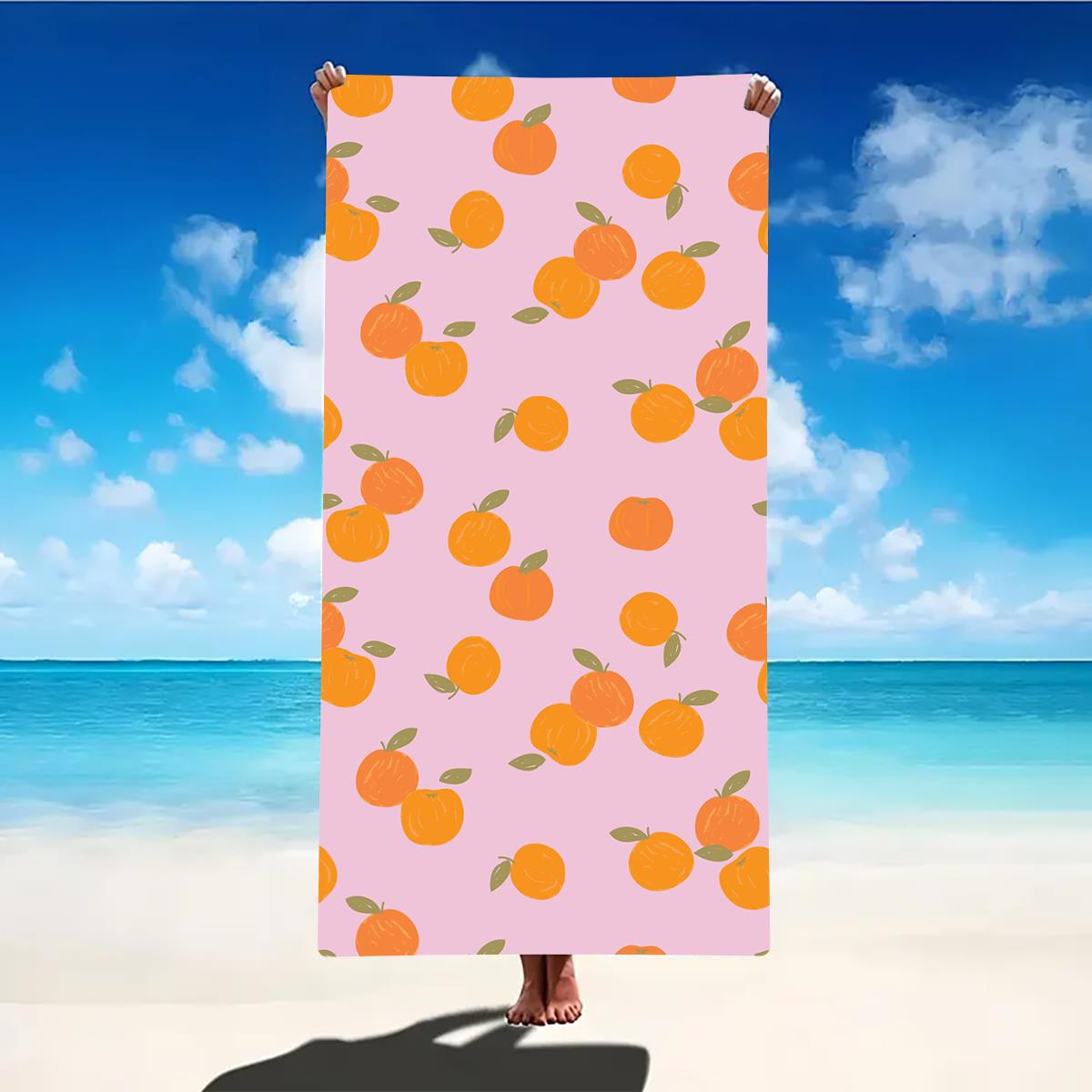 

Пляжное полотенце Портативное Быстросохнущее Песок Уличное Путешествие Пляжное одеяло Тонкий Коврик для йоги с цветочным принтом Персонализация Полосатое полотенце 70x140cm