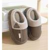 Winter waterproof cotton slippers boys fleece warm thick bottom non-slip new indoor home home parent-child cotton drag girls