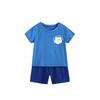 Boys Summer Cotton Pajama Set With Cartoon Pattern For Kids Bedroom Lounge