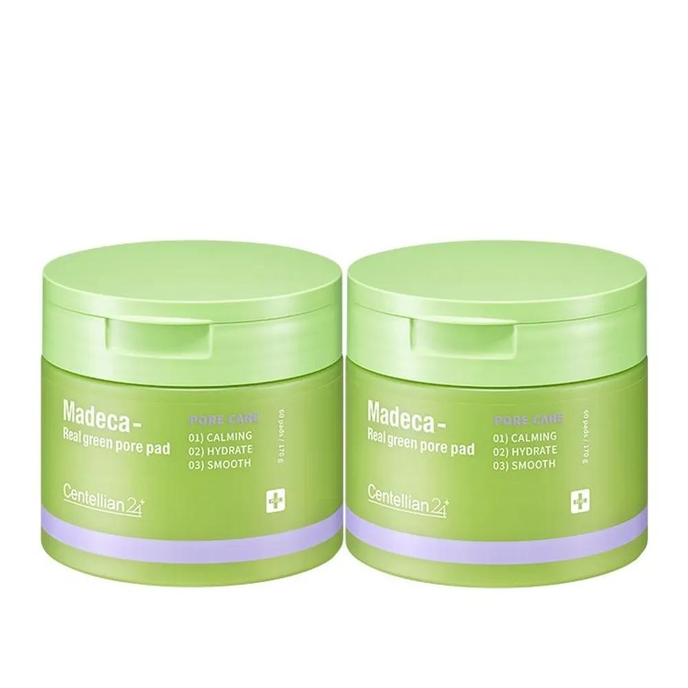 

CENTELLIAN24 Madeca Real Green Pore Pads 120 Sheets [60 Sheets * 2 Packs]