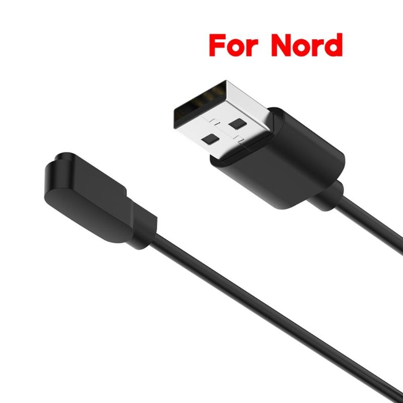 Travel Friendly Portable Power Adapter Charger Cord Wire 2 Pin Suitable for Nord Smartwatch Magnetic Fast Charging Cable