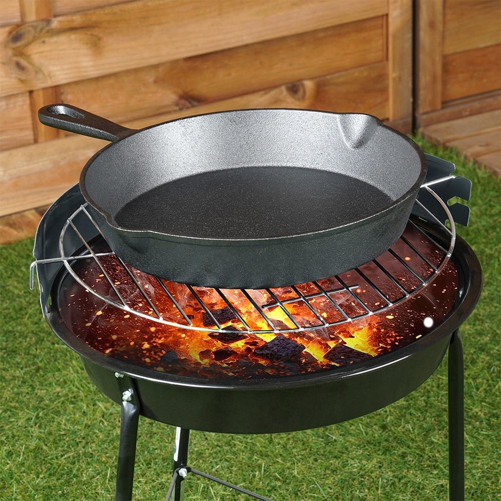 Set Of Cast Iron Frying Pans With Silicone Cover Cast Line 20 Cm / 30 Cm 2 Pcs.