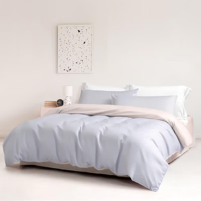 Mercury Home Textiles Washed Cotton 4-Piece Bedding Set