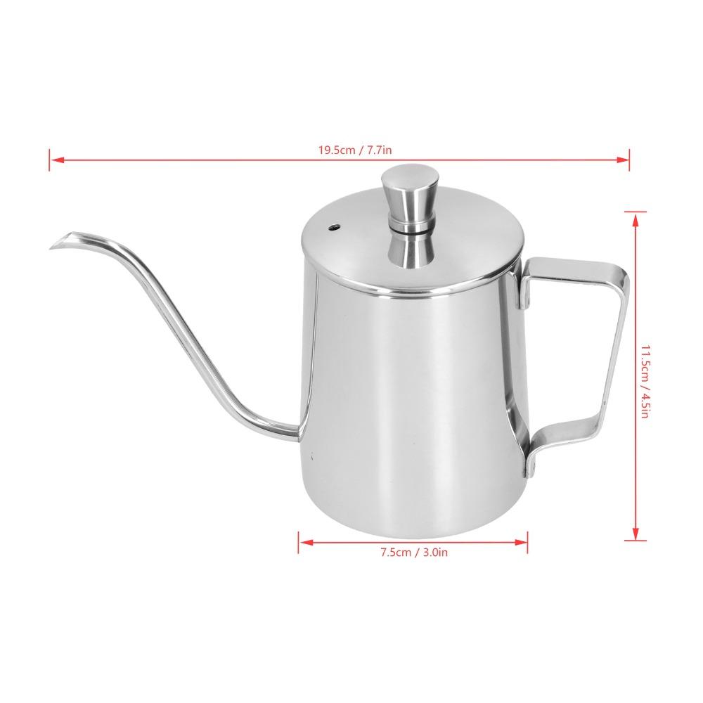 350ml Capacity Pour Over Coffee Pot Scratch Resistance Gooseneck Coffee Kettle Pour Over Brewing