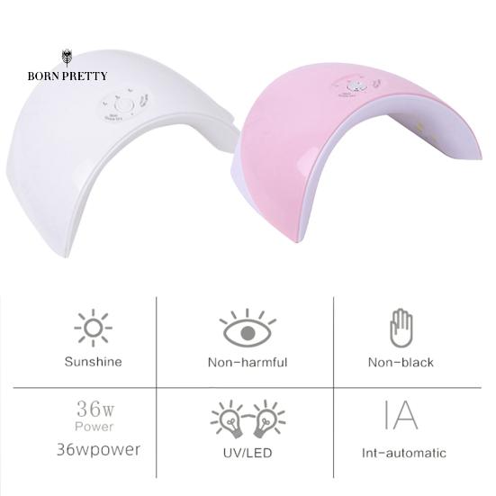 

36W LED Infrared Nails Ornaments Intelligent Timing Nail Art UV Gel Lamp Dryer Manicure Machine