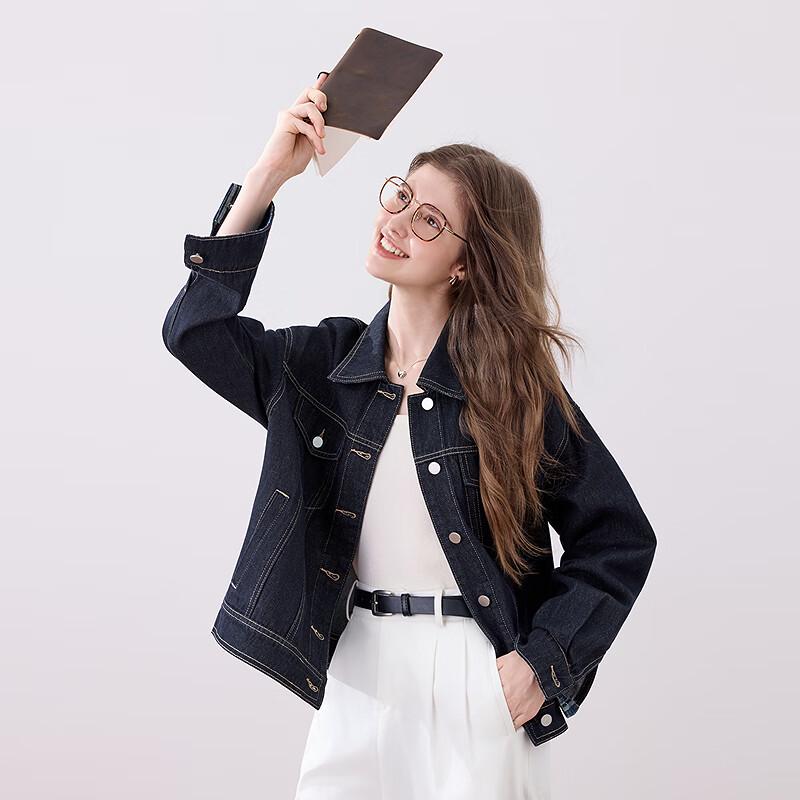 Betu Women's Tencel Denim Short Jacket